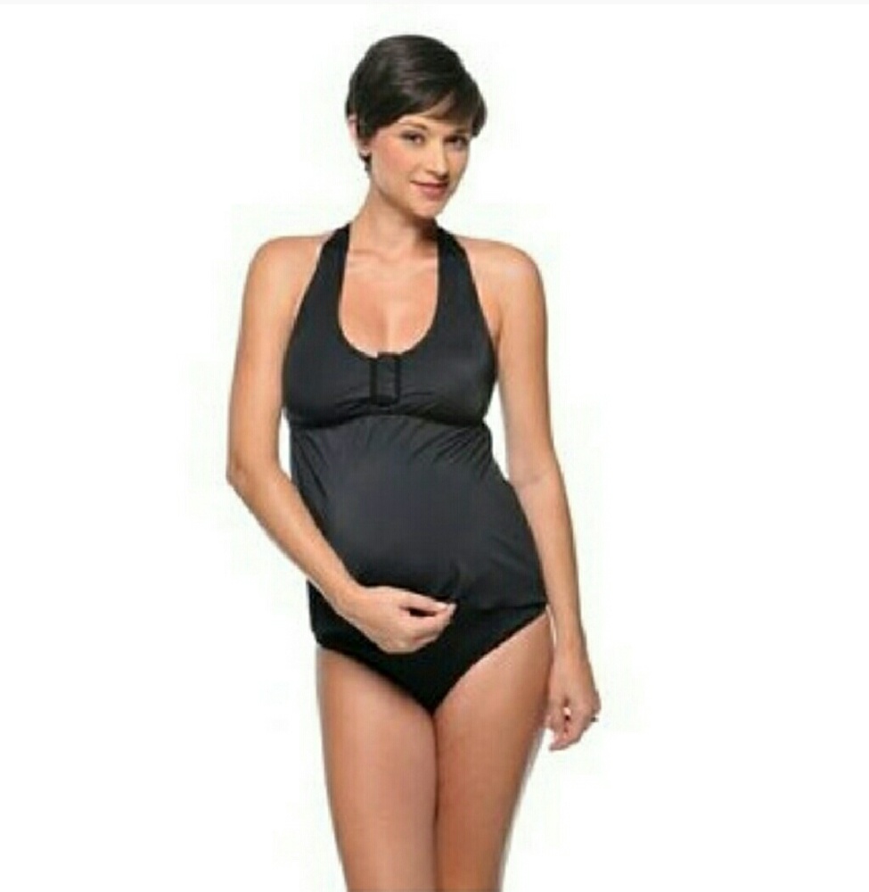 NWT Maternity Tankini S M XL Swimsuit 2pc NEW